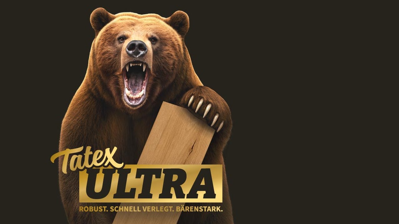 Der goldene TatexULTRA-Bär – unser Premium-Klick-Vinyl
