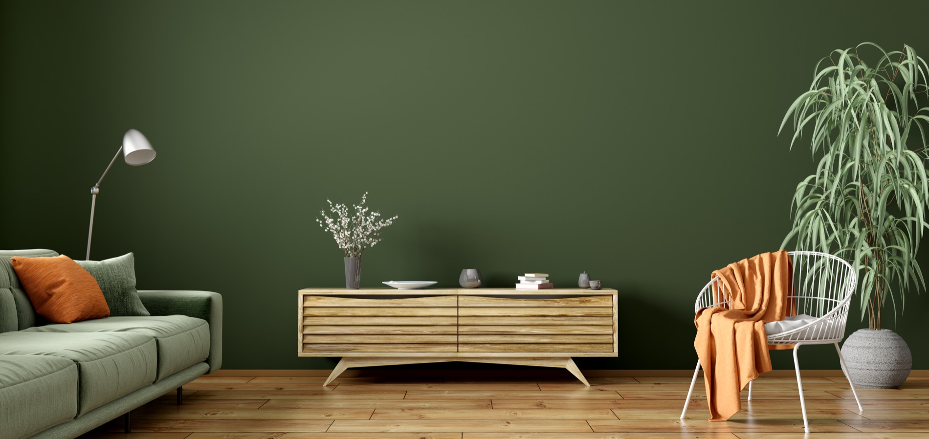 Modernes Wohnzimmer mit warmem Holzboden – Inspiration von Team Tatex